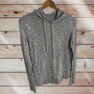 Athleta Gray Hooded Pullover Size XS